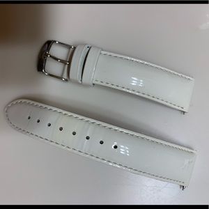 18 mm genuine leather Michele watch band